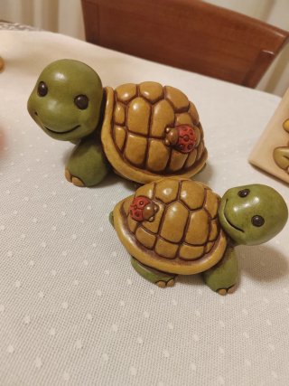 Set 2 Tartarughe Thun Ceramica