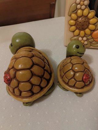 Set 2 Tartarughe Thun Ceramica