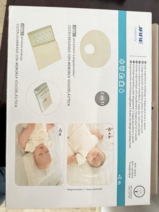 Almohada plagiocefalia bebé Jané