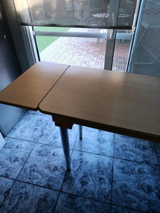 Mesa de cocina extensible madera