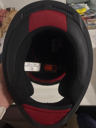 Casco LS2 blanco con diseño