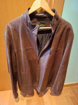 Chaqueta de Piel Peils Barcelona Marrón