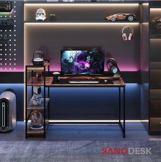 Mesa Gaming Estilo Industrial