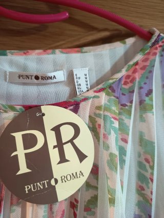 Blusón Punto Roma flores