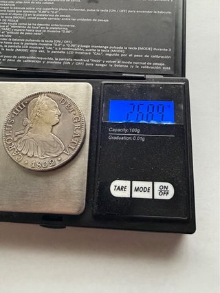 8 Reales Carlos IV 1802 México