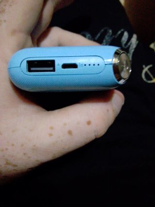 Cargador portátil TEMCO azul