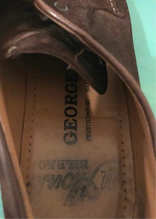 Zapatos George ante hombre talla 42