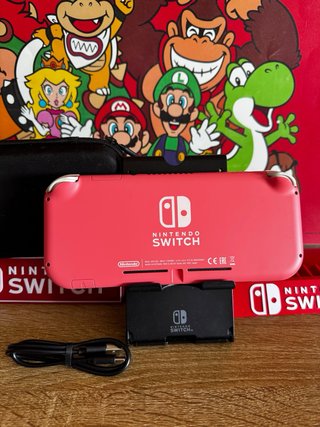 Nintendo Switch Lite Rosa + funda