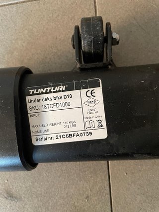 Bicicleta Estática Tunturi Cardio Fit D10