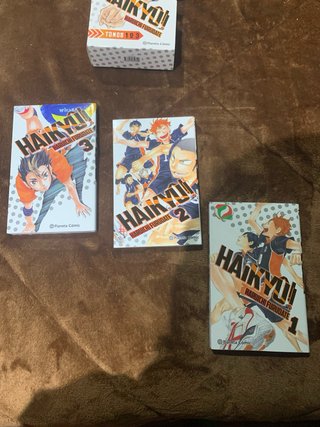 Pack Haikyuu (vol. 1, 2 y 3)
