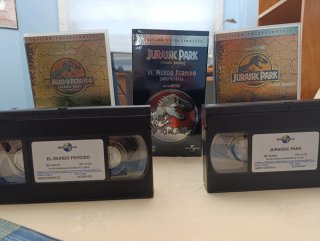 Pack 2 VHS Jurassic Park (Spain) Ed. Coleccionista