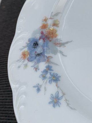 Rosenthal Juego 12 Platos Porcelana Vintage