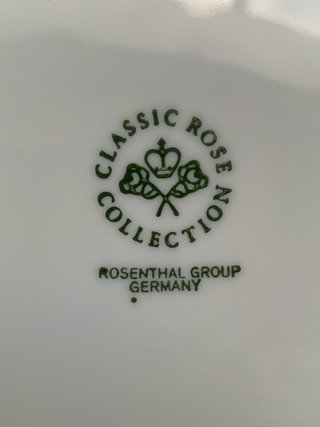 Rosenthal Juego 12 Platos Porcelana Vintage