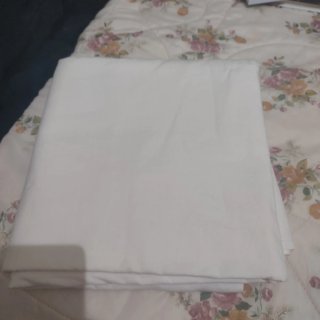Lenzuolo matrimoniale bianco