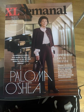 Revista XLSemanal Paloma O’Shea N°2012 17 de Mayo