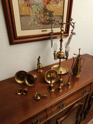 Lote antigüedades bronce