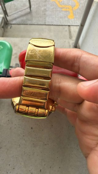 Relógio Swatch Cronógrafo Dourado