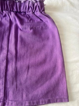 Falda Teria Yabar vaquera morada