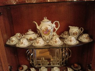 Juego de café de porcelana