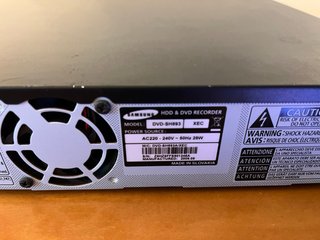 Grabador DVD Samsung SH893 con HDD y TDT