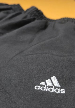 Pantalon Chandal Adidas Negro Recto Cremallera Y2K
