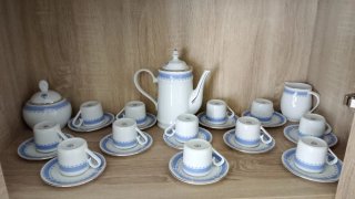 Juego de café de porcelana