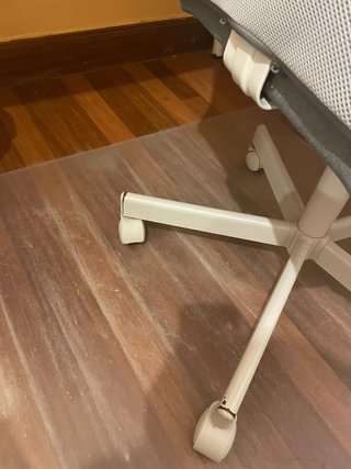 Silla Gamer Ikea Gris y Blanca
