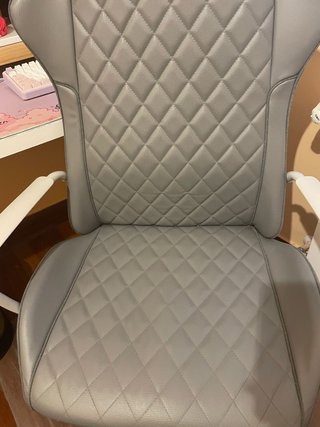 Silla Gamer Ikea Gris y Blanca