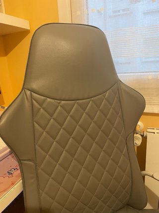 Silla Gamer Ikea Gris y Blanca