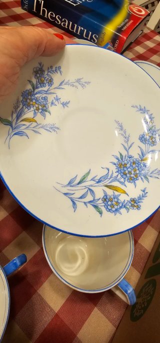 Juego de té inglés de porcelana