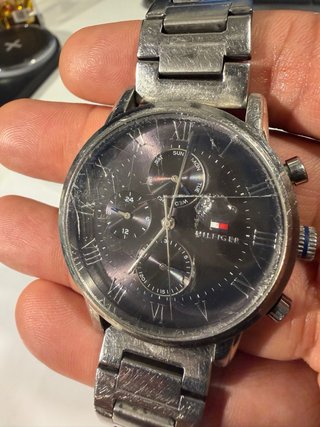 Reloj Tommy Hilfiger Negro/Plateado