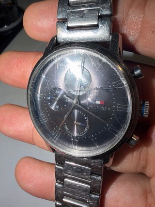Reloj Tommy Hilfiger Negro/Plateado