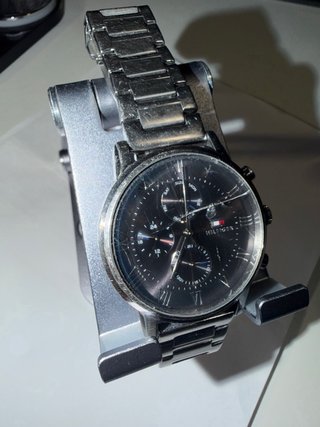 Reloj Tommy Hilfiger Negro/Plateado