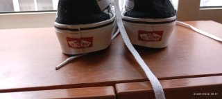Tenis Vans Sk8-Hi Negro y Blanco