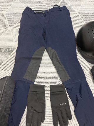Equipación Hípica Completa: Pantalón, Casco, Botas