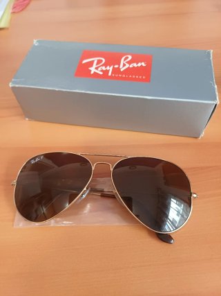 Gafas de sol Ray-Ban Aviator Marrón Dorado