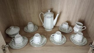 Juego de café de porcelana