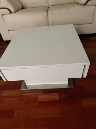 Mesa centro baja blanca diseño!