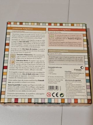 Juego de mesa Literatour