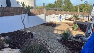 Compost orgánico para jardín