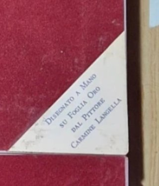 Coppia Quadri Dorati con Cornice Bianca