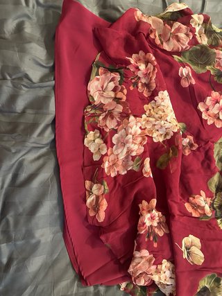 Vestido largo floral Twinset