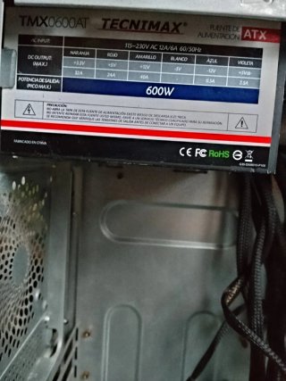 PC desktop AMD A6 8GB RAM HDD 80GB
