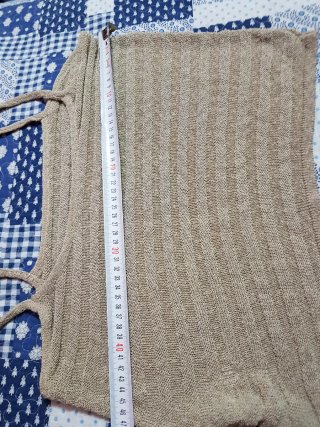Top vintage beige/oro