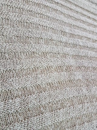 Top vintage beige/oro