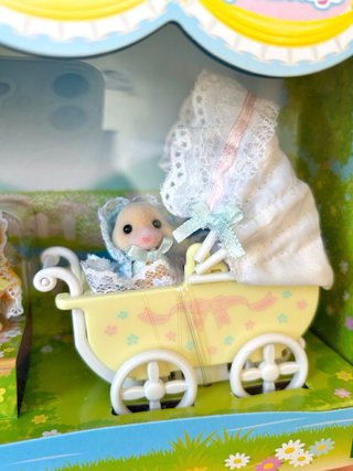 Sylvanian Families Cochecito Bebé Patitos