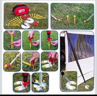 Kit Piquetas Fiamma para Toldos
