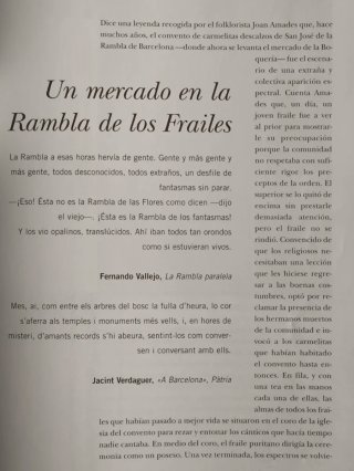 LIBRO: EL  MERCADO DE LA BOQUERIA DE BARCELONA