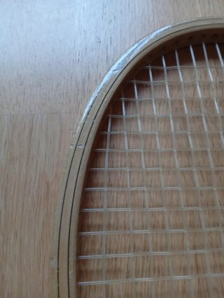 Raqueta Tenis Vintage Rossignol Challenge Madera