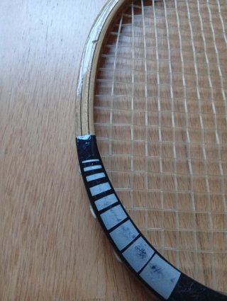 Raqueta Tenis Vintage Rossignol Challenge Madera